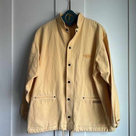 Vintage Swell Cotton Yellow Lightweight Jacket - M - Picture 3 of 8